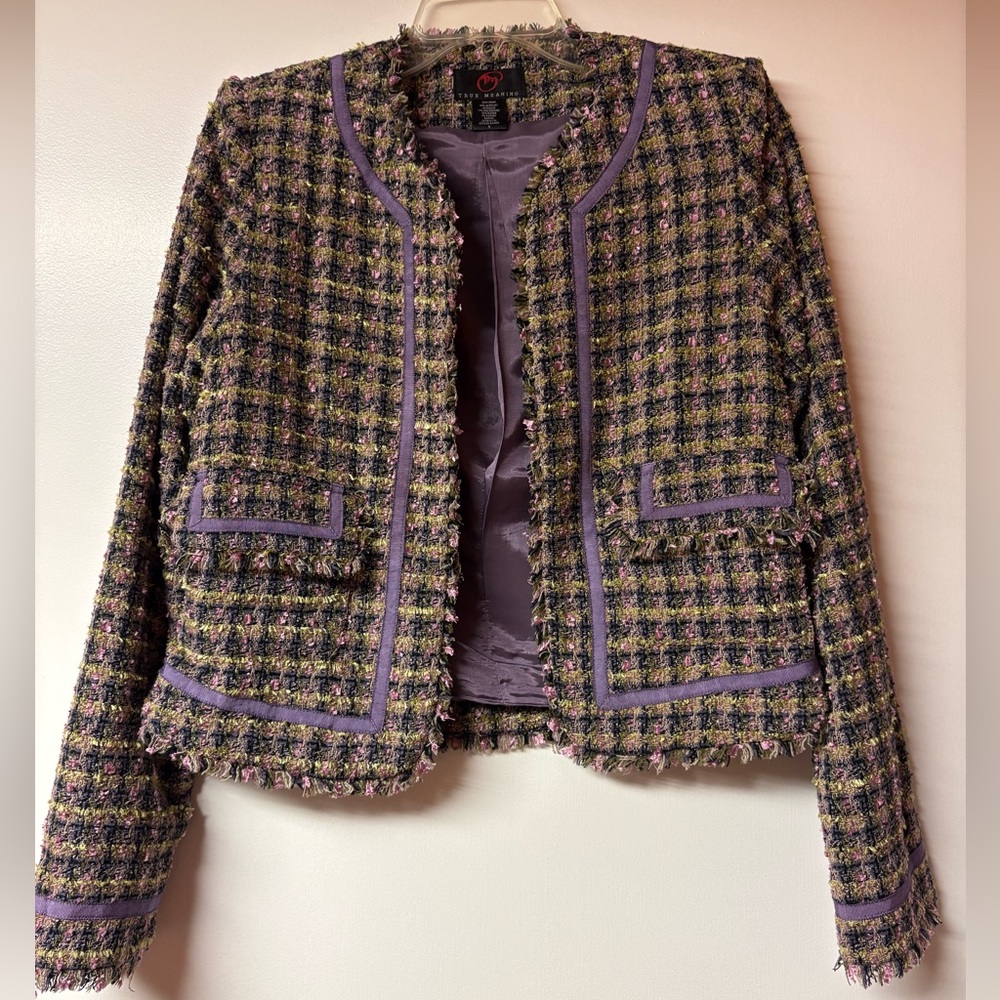 Stylish Tweed Blazer